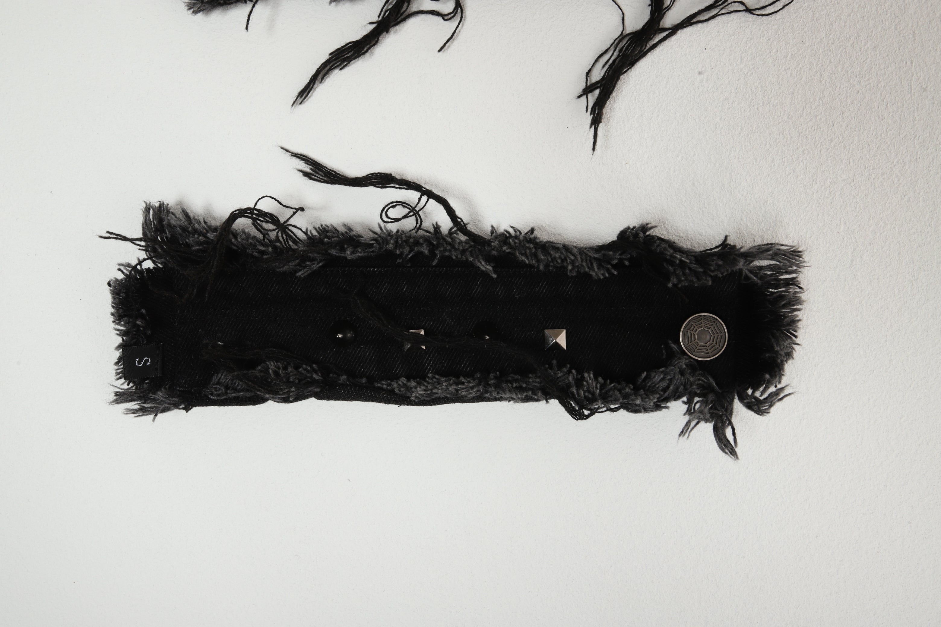 BL SPIKED DENIM BRACELET (PAIR OF TWO)