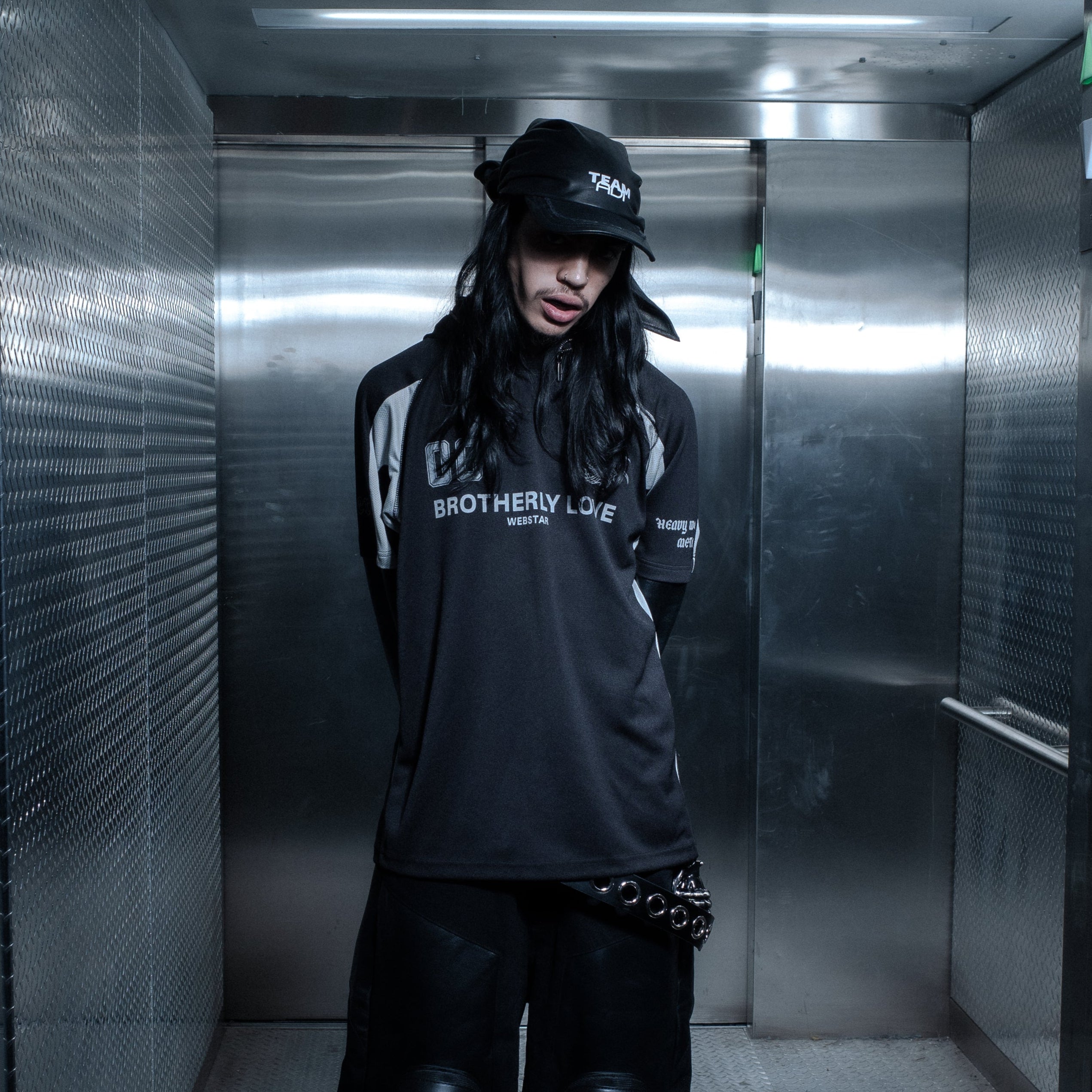 BL TEAM ADI LEATHER TIEABLE HEAD SCARF CAP