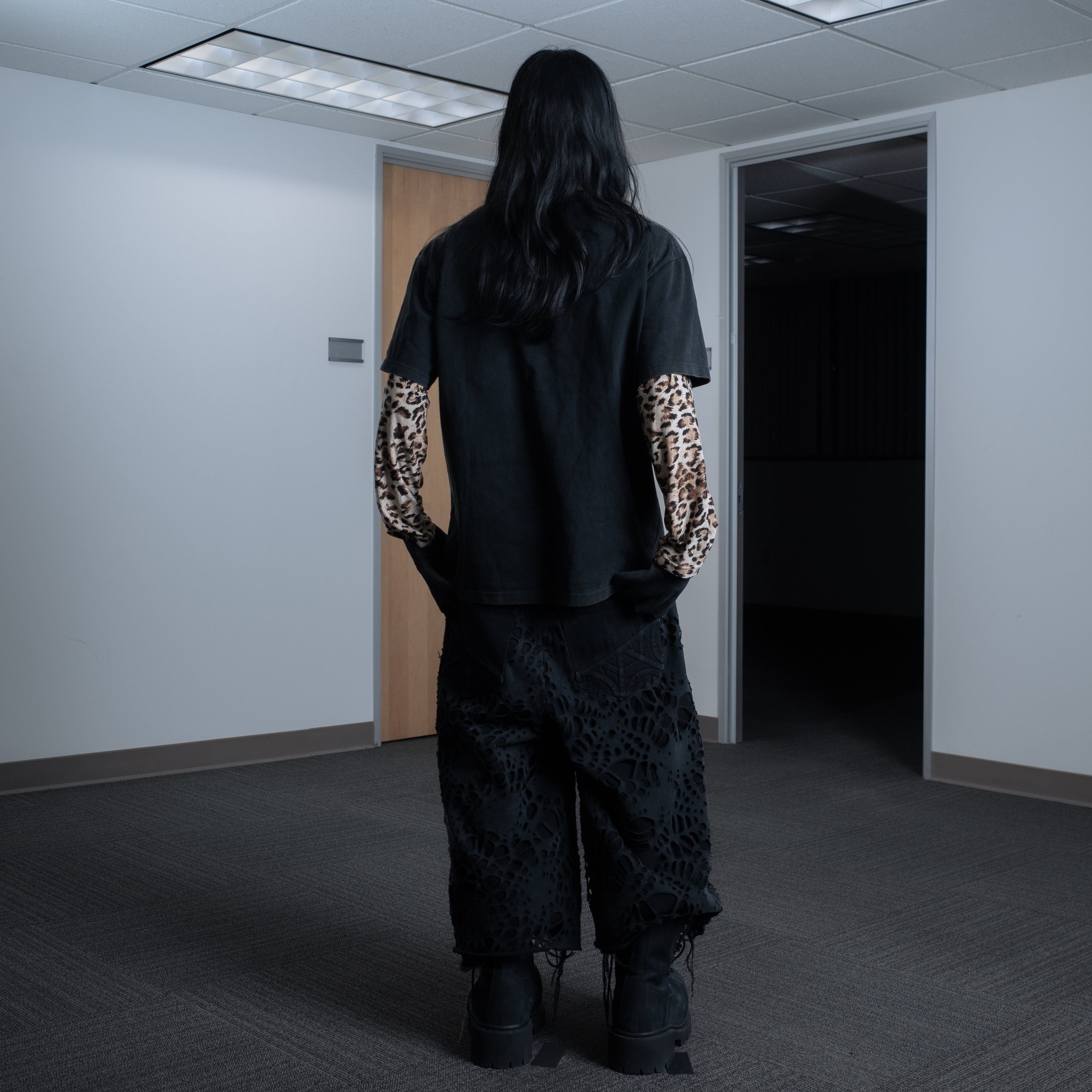 BL MEEKRAVE LEOPARD LAYERED LONGSLEEVE