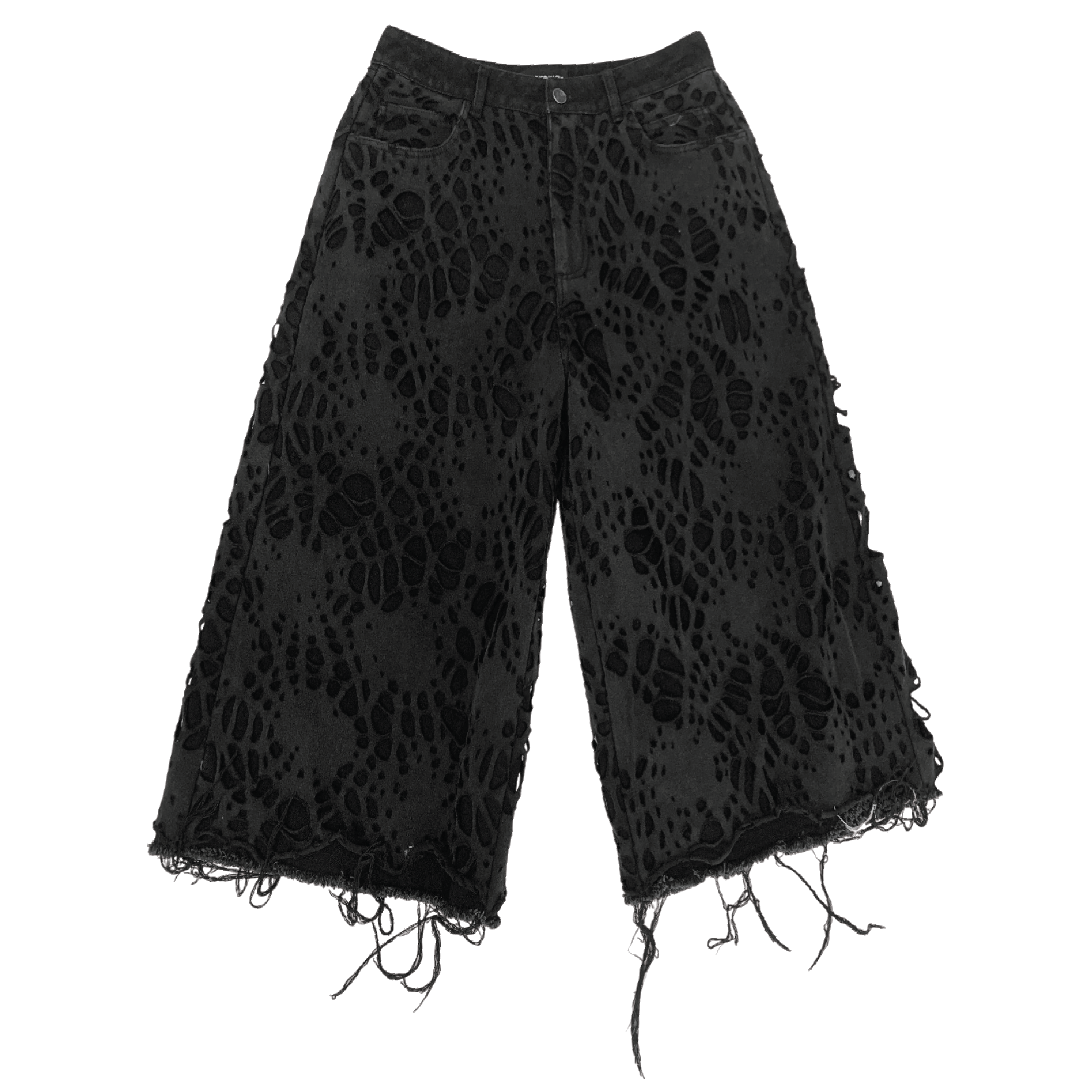 BL BURNEDWEB 3/4TH CAPRI DENIM