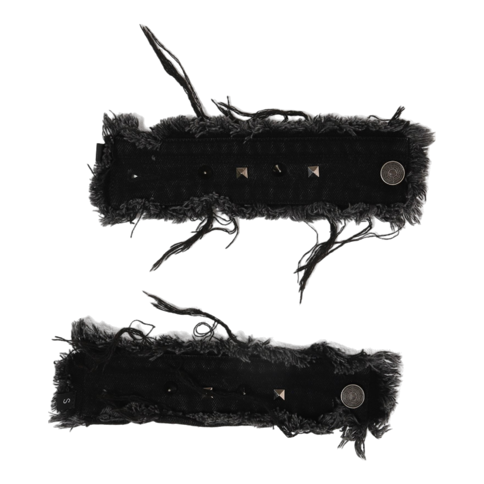 BL SPIKED DENIM BRACELET (PAIR OF TWO)