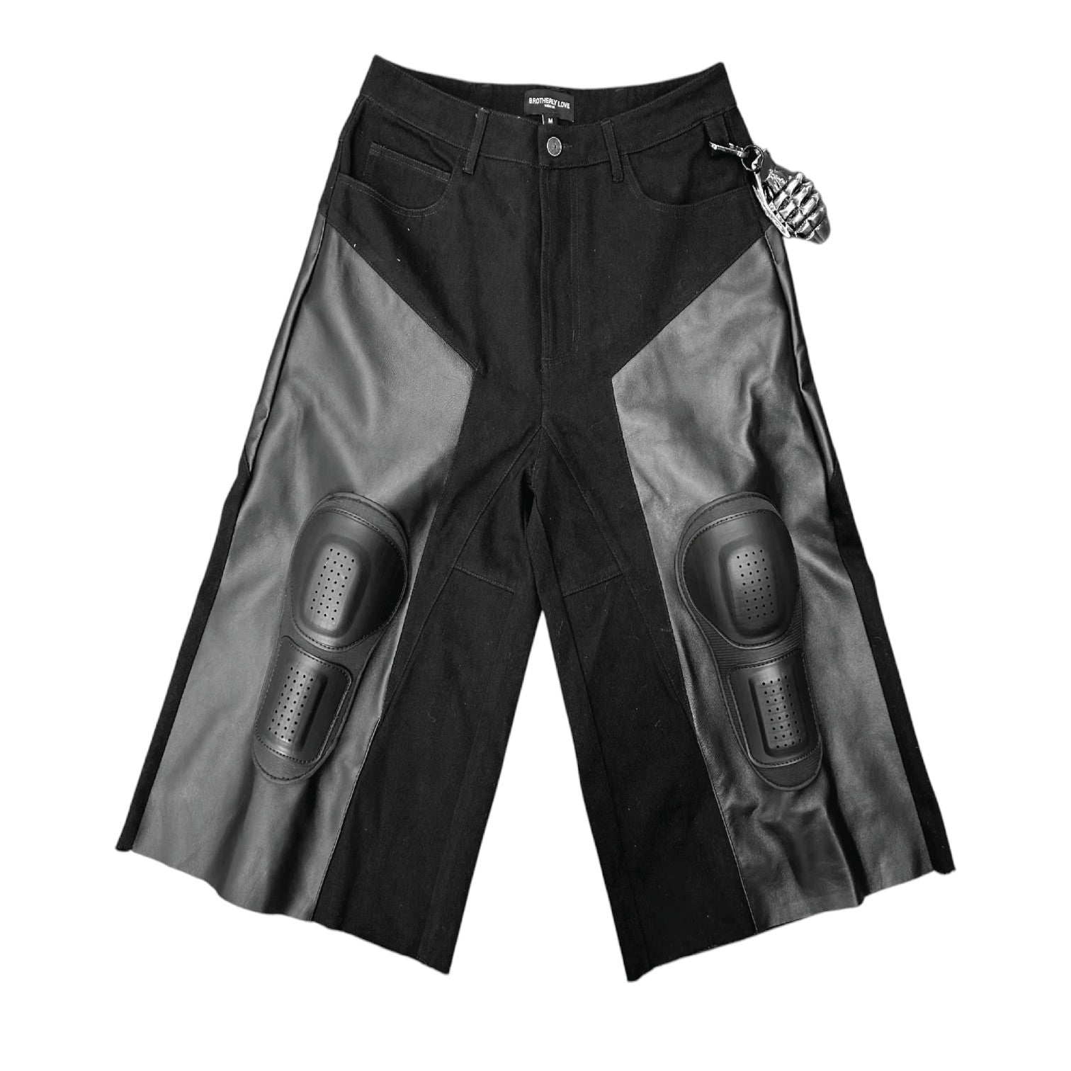 BL NOCTURNE LEATHER 3/4TH CAPRI PADDED DENIM