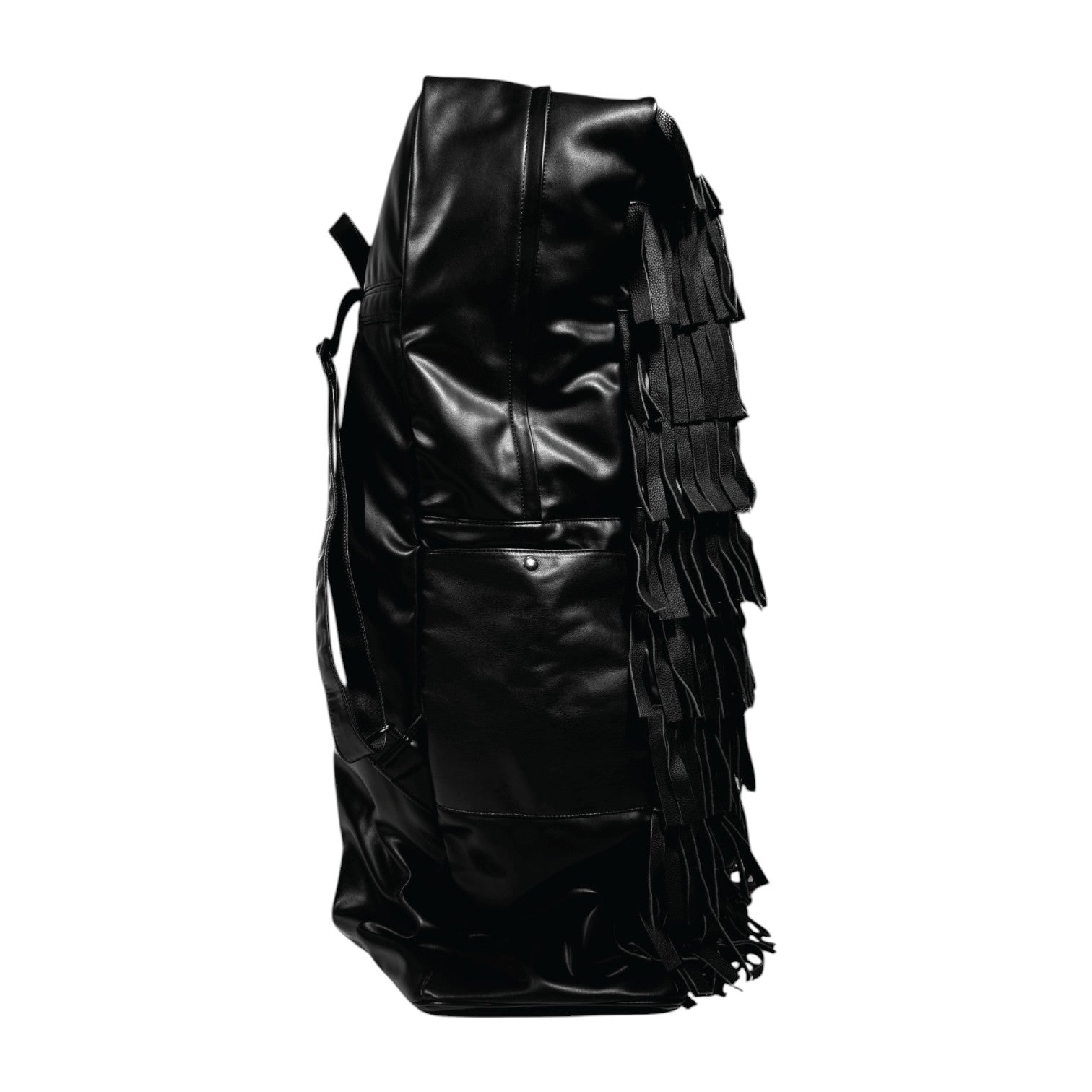BL 1 OF 2 LEATHER MULTIFRAY JUMBO BAG
