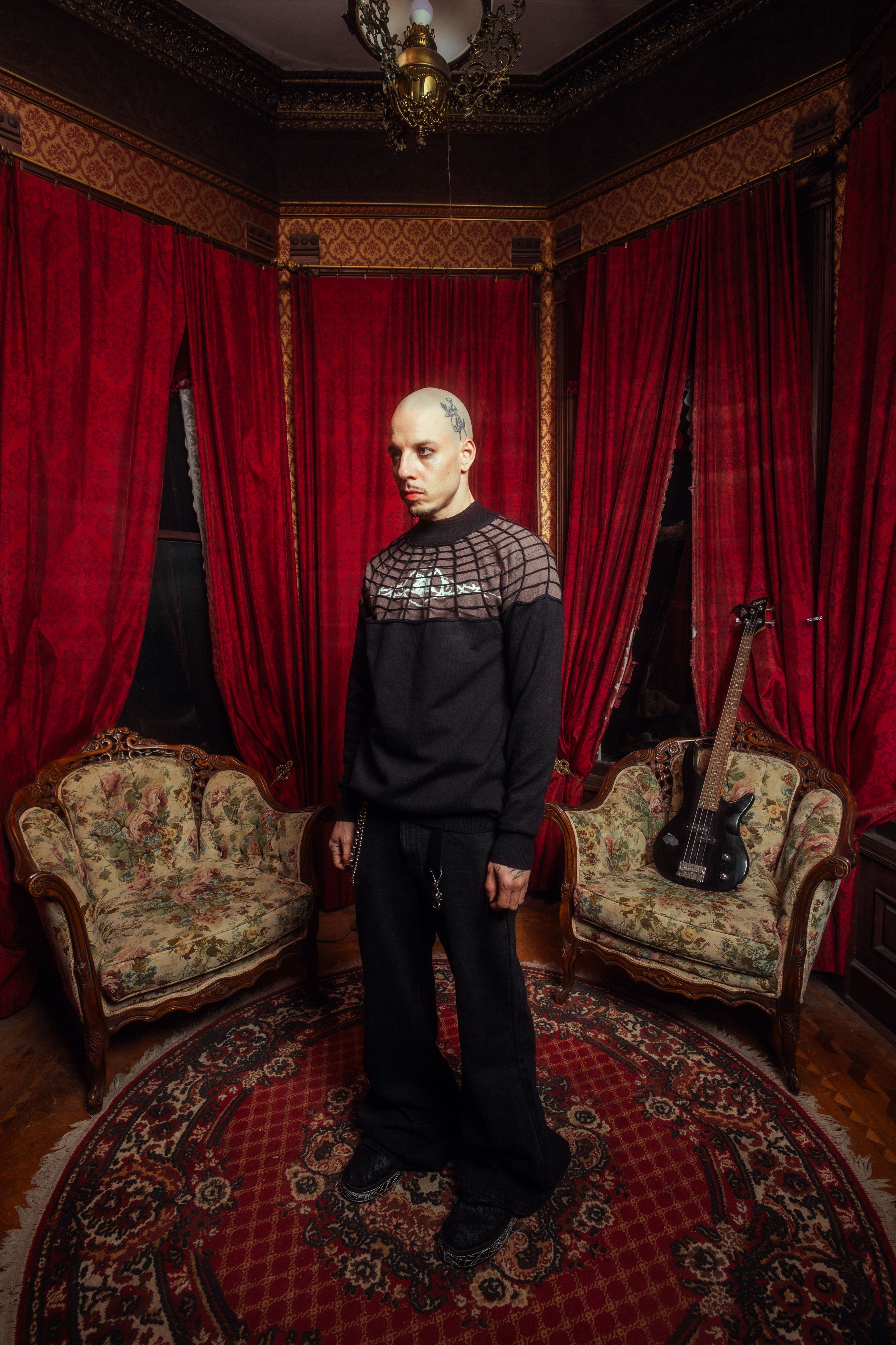 BL VICTORIAN HALF WEB LONG-SLEEVE