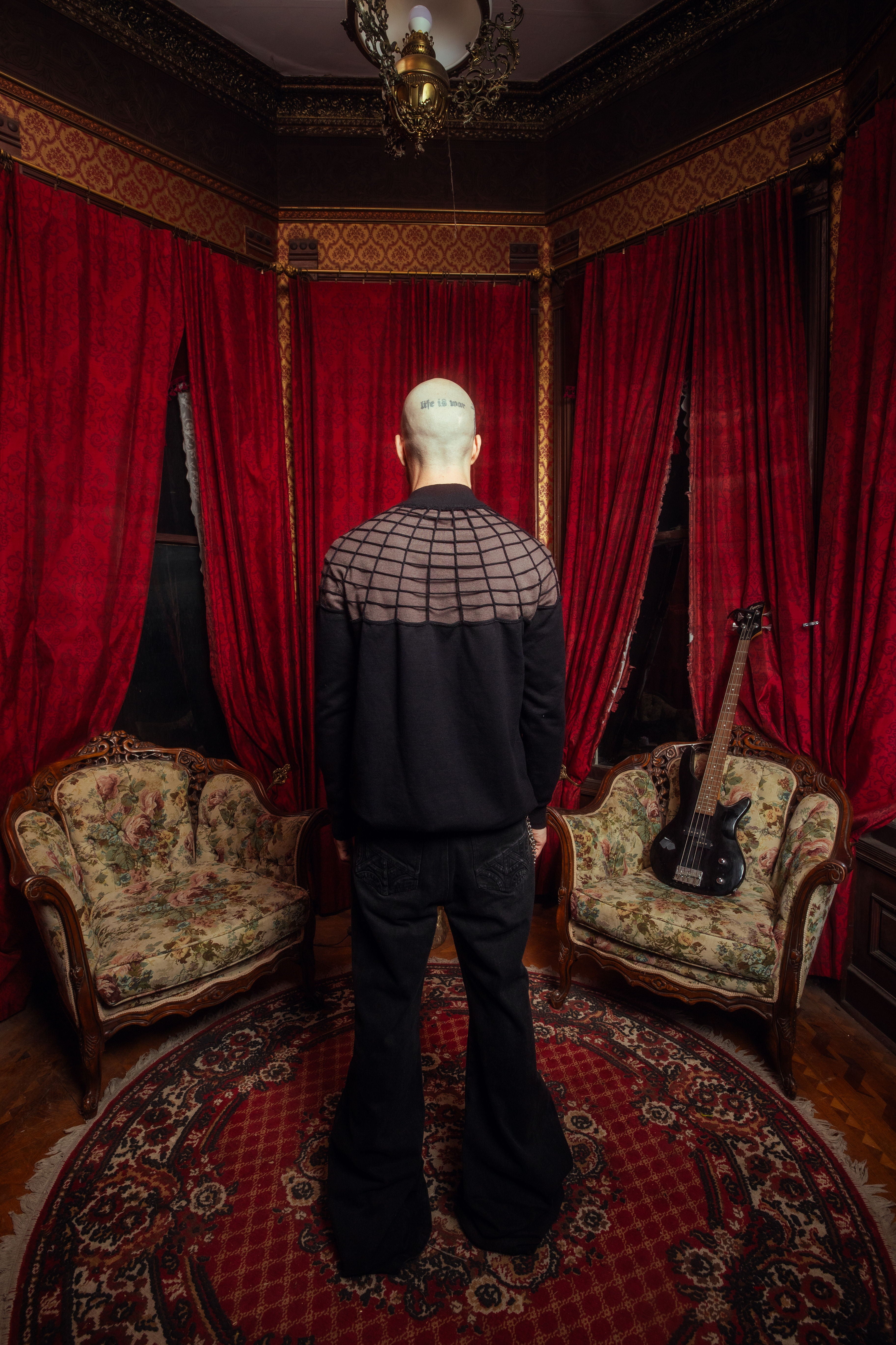 BL VICTORIAN HALF WEB LONG-SLEEVE