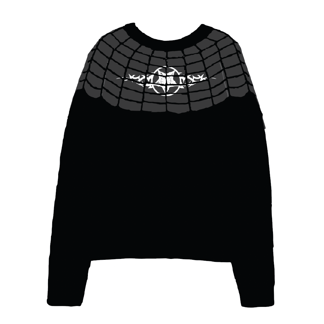 BL VICTORIAN HALF WEB LONG-SLEEVE