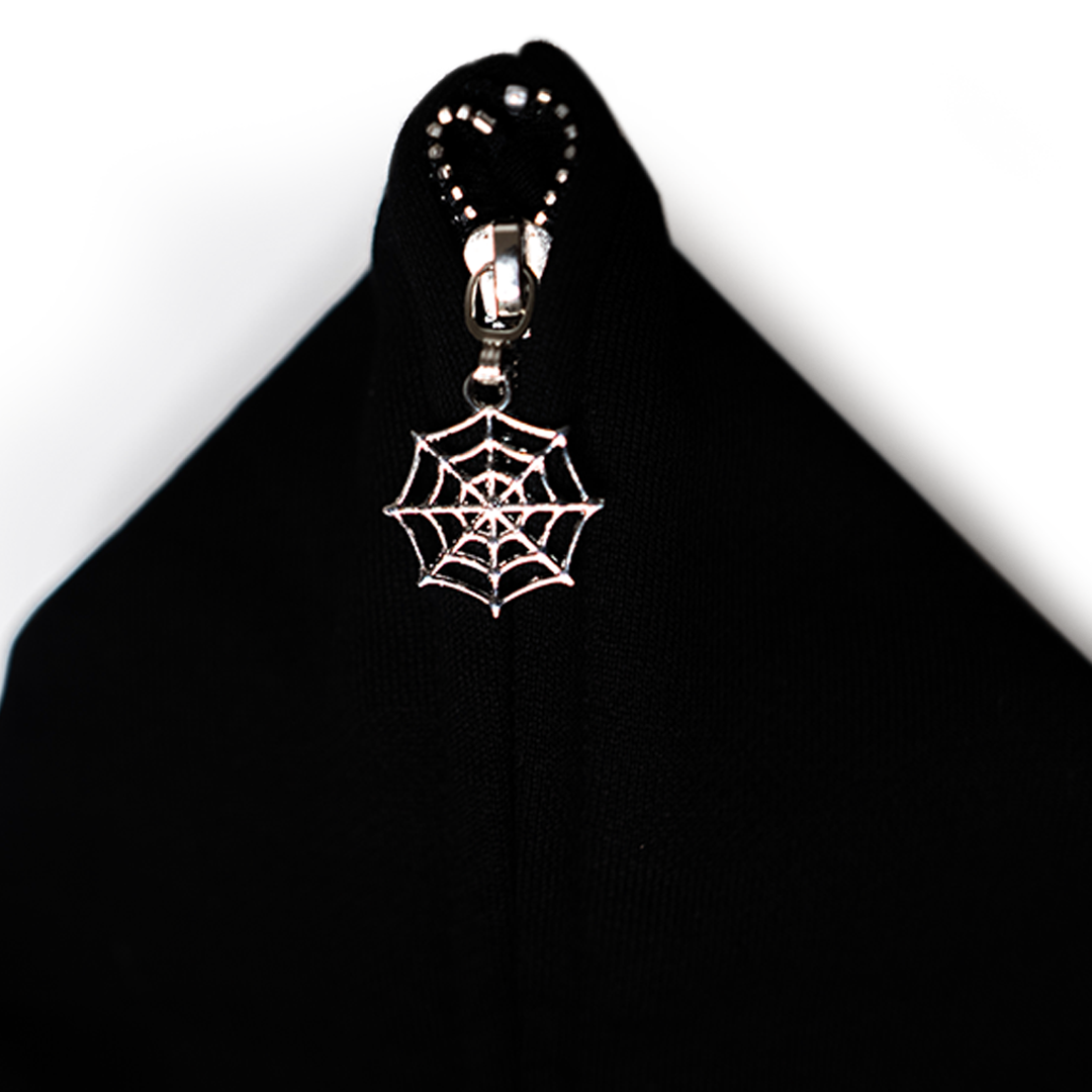 BL WEBSTAR FULL ZIP HOODIE (BLACK/WHITE)